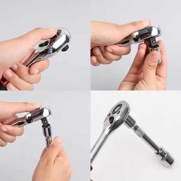 12pcs )1/4 Inch Ratchet Socket Wrench Set Drive