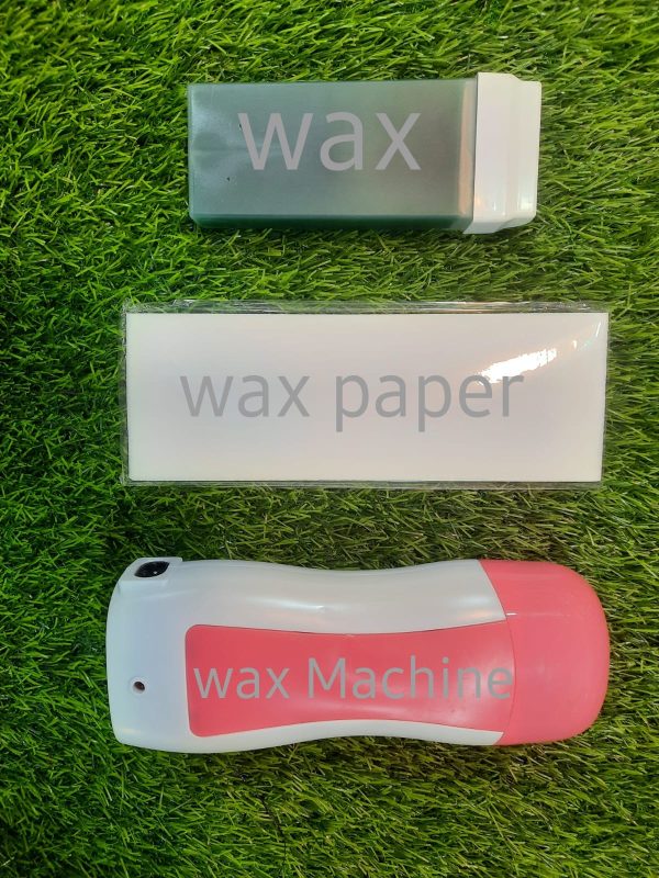 3 In 1 Depilatory Hair Removal Roll Wax Heater Facial Body Hair Remover Epilator Wax Heating Machine With Waxing Strips Paper (random Flavours)