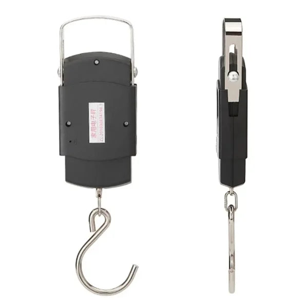 50kg Digital Led Screen Luggage Weight Scale Luggage Weighing Machine Digital Weighing Machine For Luggage Scale Heavy Duty Portable (50kg110lb) Black