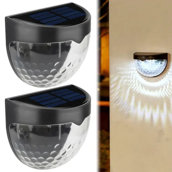 6 Led Solar Fence Lights | Decorative Garden Light | Outdoor Wall Light Led | Outdoor Garden Decorative Lights For Floor Fence Pathway (1pc)