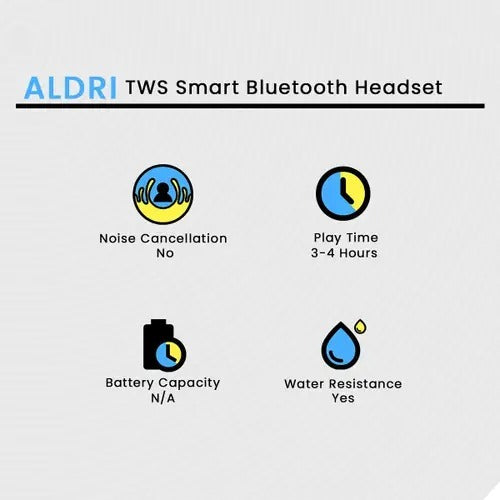 Aldri Tws Smart Bluetooth Headset