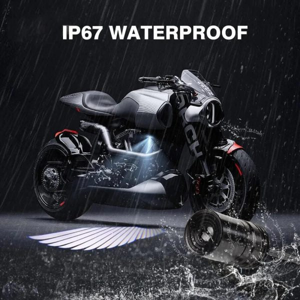 Angel Wing Light Dynamic Projection Lamp Universal Car Rear View Mirror Side Mirror (2 Pcs)