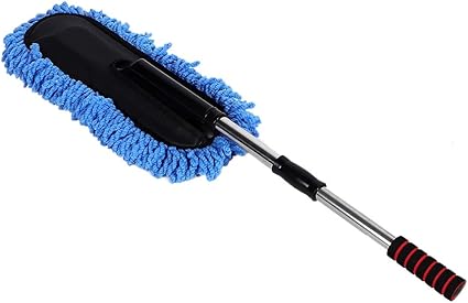 Car Wash Mop Telescopic Handle Microfiber Car Cleaning Brush (random Color)