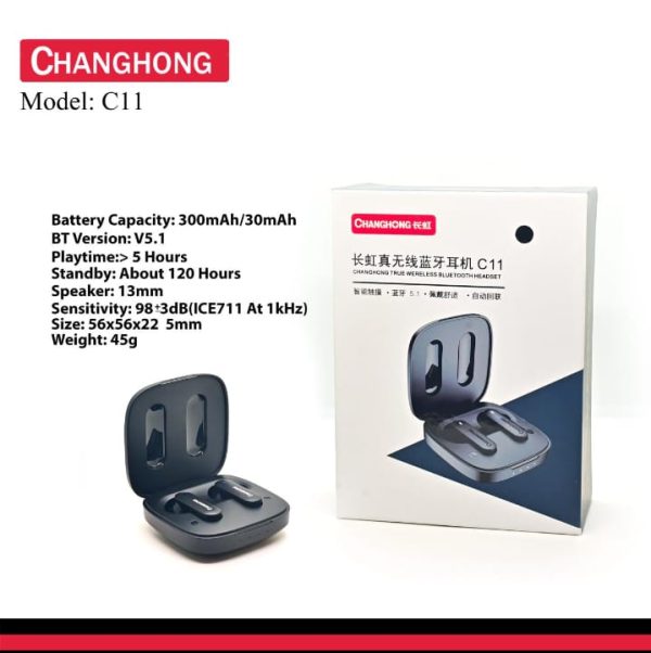 C11🔥bluetooth 5.1, Hd Sound Quality Wireless Airbuds