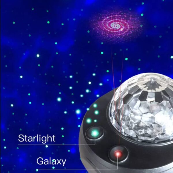 Colorful Starry Sky Galaxy Projector Nightlight Child Bluetooth Usb Music Player Star Night Light Romantic Projection Lamp Gifts With Remote
