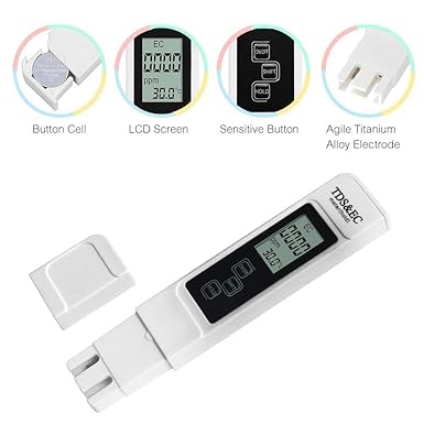 Meter Digital Lcd Pen Tester | Water Quality Monitor Purity Measure Tool