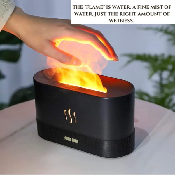 Crystal Aromatheraphy Humidifier Wireless Aroma Essential Oil Diffuser Led Night Light Himalayan Salt Cool Mist Humidifier Creative Kettle Shape Humidifier For Gift Home Office Bedroom (random Color)