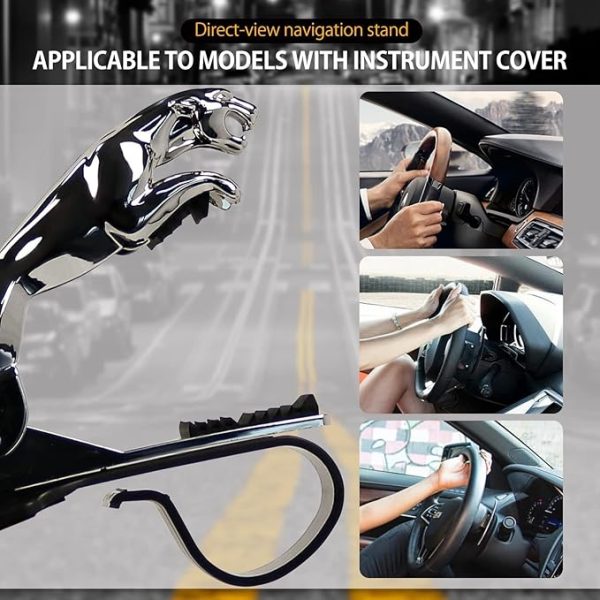 Mobile Leopard Shape Holder | Jaguar Hud Dashboard Holder Car Phone Holder | Phone Mount Stand Bracket For Luxurious Cars (random Color)