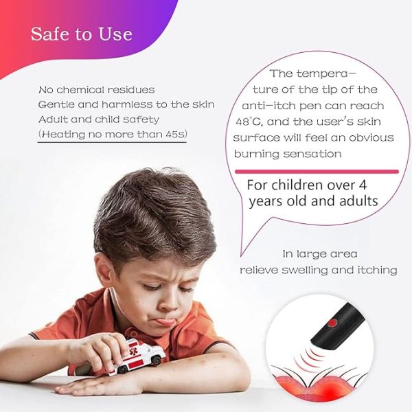 Mosquito Bite Helper – Insect Bite Relief, Useful For Summer, Helps Children, Insect Bites, Adults, Irritation, Itching, Neutralizer, Relieve Stings (cell Operated)