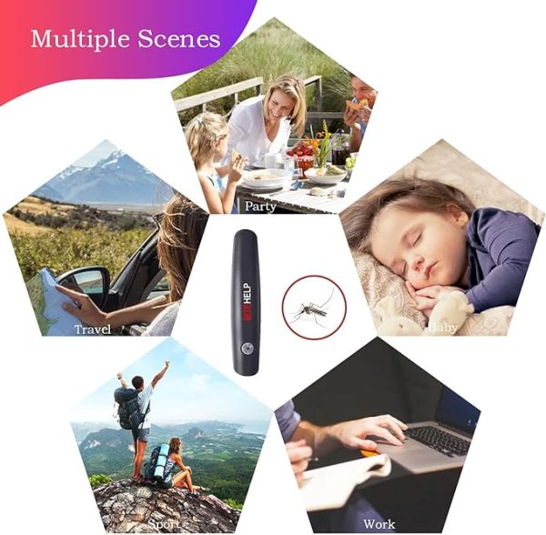 Mosquito Bite Helper – Insect Bite Relief, Useful For Summer, Helps Children, Insect Bites, Adults, Irritation, Itching, Neutralizer, Relieve Stings (cell Operated)