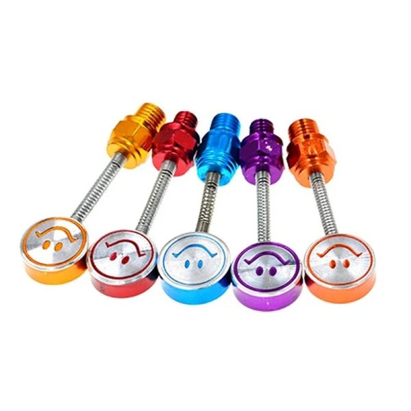 Pack Of Two Emoji Screw Looking Glass For Bike / Motorcycle Screw Emojo Doll Slime Toys- Multicolor (random Colors )