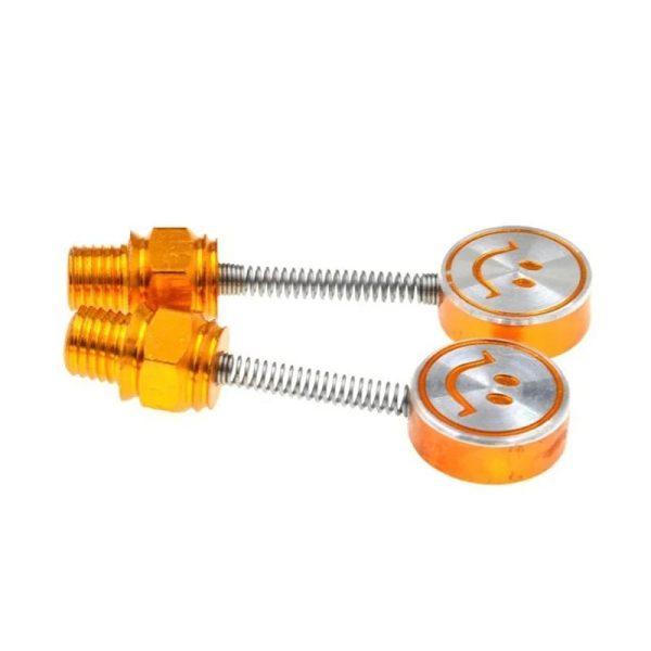 Pack Of Two Emoji Screw Looking Glass For Bike / Motorcycle Screw Emojo Doll Slime Toys- Multicolor (random Colors )