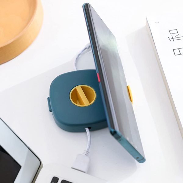 Portable Wire Cable Storage Box Mobile Phone Charging Cable Earphone Accessories (random Color)