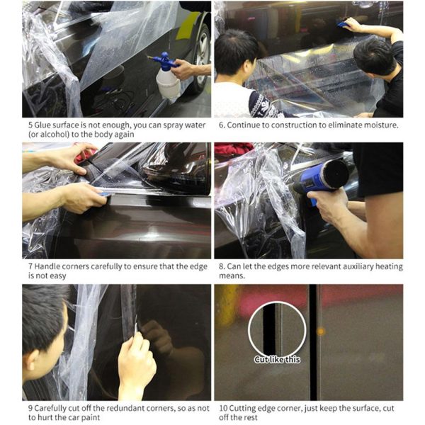 Rhino Skin Cars Paint Protection Film For Car Wrapping Transparent Auto Vehicle Coating Sticker Size: (50 X 200cm)