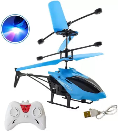 Rechargeable Flying Hand Sensor Control Helicopter | Sensing Flight With Lights, Remote-controlled Aircraft, Withstanding Impact And Playing (random Color)