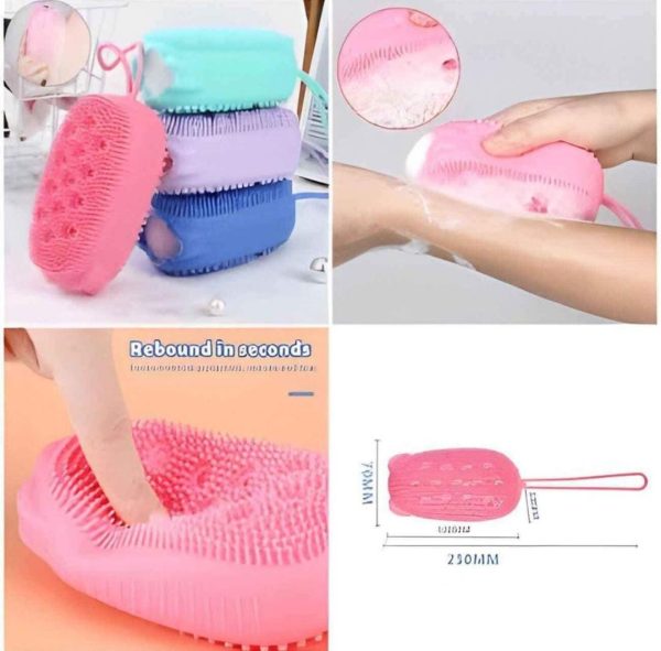 Silicone Soap Bath Massage / Bath Body Brush Silicon Bath Brush (random Color)