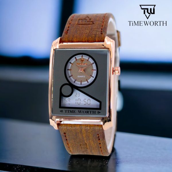 ( Without Box ) Single Time Watch Only Analog Working Gents High Quality Wristwatches