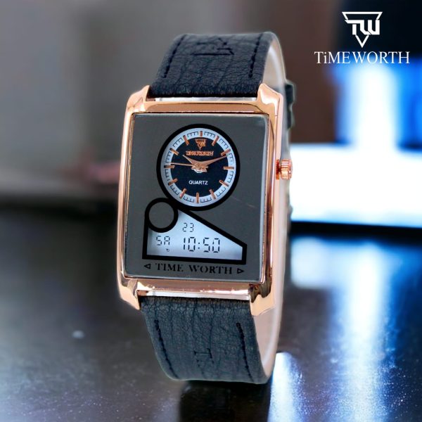 ( Without Box ) Single Time Watch Only Analog Working Gents High Quality Wristwatches