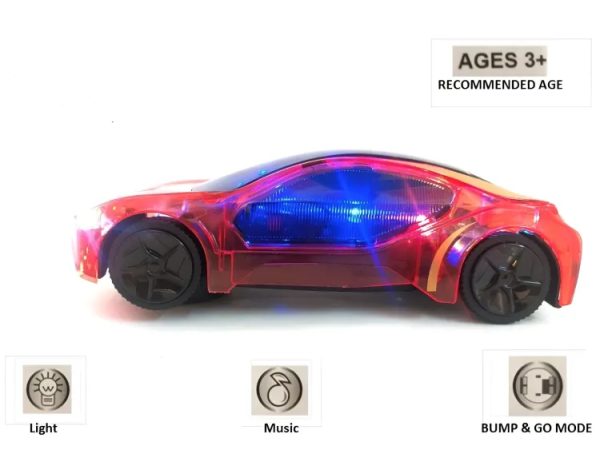 Spider Man Car With Music And Led Light