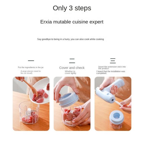 The Machine Is Dual- 2 In 1 Function, Garlic Masher And Egg Beater