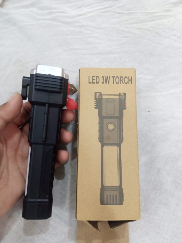 Versatile High-power Led Flashlight: Rechargeable And Multifunctional For Your Lighting Needs (random Color)