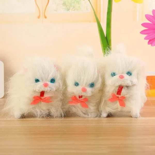 Walking And Barking Cute Dog Toy – Light In Tail (cell Operated)