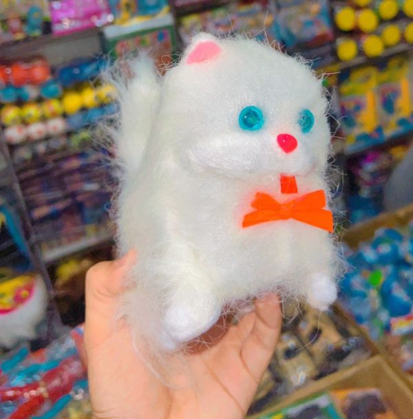 Walking And Barking Cute Dog Toy – Light In Tail (cell Operated)