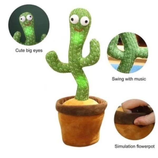 Dancing Cactus Toys For Kids Rechargeable ( With Box)