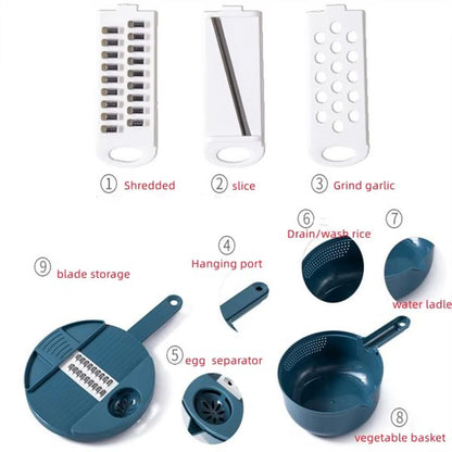 Vegetable Cutter | Salad Utensils Chopper Carrot Potato Manual Shredder
