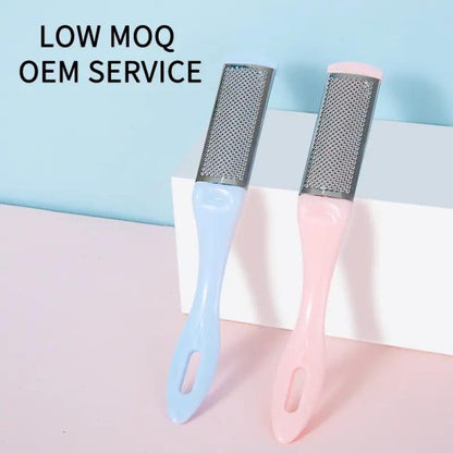 2 In 1 Latest Hot Sale Foot File Pedicure Professional Foot Rasp Hard Skin Remover Tool And Nails Filer Instrument Pack Of 2 ( Random Color)