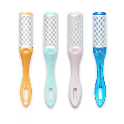 2 In 1 Latest Hot Sale Foot File Pedicure Professional Foot Rasp Hard Skin Remover Tool And Nails Filer Instrument Pack Of 2 ( Random Color)