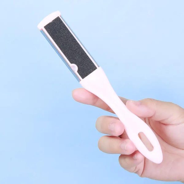 2 In 1 Latest Hot Sale Foot File Pedicure Professional Foot Rasp Hard Skin Remover Tool And Nails Filer Instrument Pack Of 2 ( Random Color)