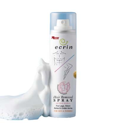 NEW Ecrin Hair Removal Foaming Spray - Advance Formula with Refreshing Fragrance (200ml) - Hair Removal Spray - Beauty