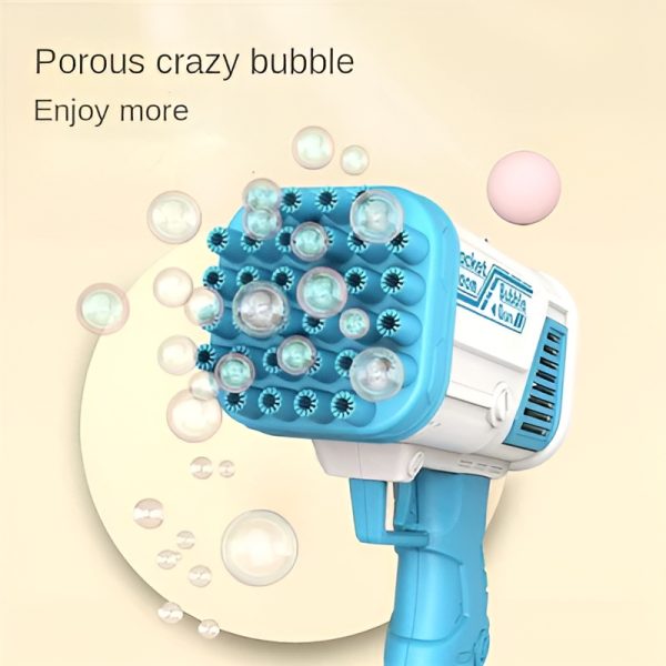 36 / 8 Hole Bazooka Bubble Water Gun | Bazooka Water Bubble Gun Toy For Kids, Toddlers | Out Door Fun Water Spray Gun (random Color