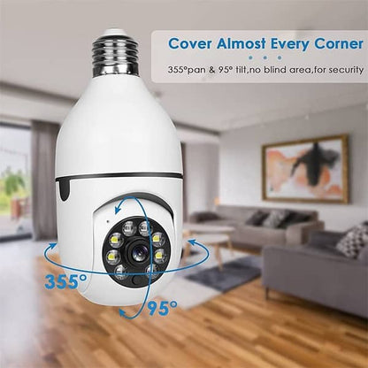 360° Wireless Wifi Panoramic Bulb Camera Cctv Camera Security Light Bulb Camera