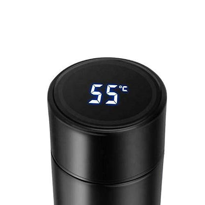 Temperature Display Indicator Insulated Stainless Steel Hot & Cold Flask Bottle (random Color)