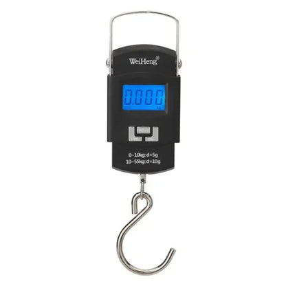 50kg Digital Led Screen Luggage Weight Scale Luggage Weighing Machine Digital Weighing Machine For Luggage Scale Heavy Duty Portable (50kg110lb) Black