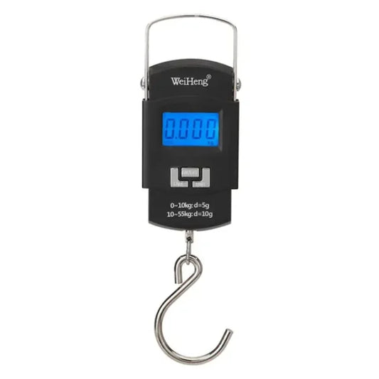 50kg Digital Led Screen Luggage Weight Scale Luggage Weighing Machine Digital Weighing Machine For Luggage Scale Heavy Duty Portable (50kg110lb) Black