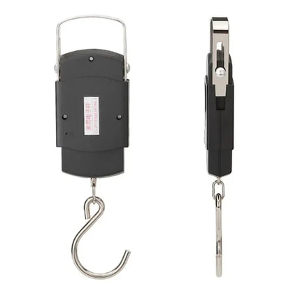 50kg Digital Led Screen Luggage Weight Scale Luggage Weighing Machine Digital Weighing Machine For Luggage Scale Heavy Duty Portable (50kg110lb) Black