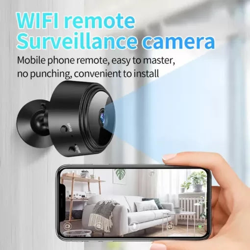 A9 Mini Camera & Frosted Glass Water Bottle