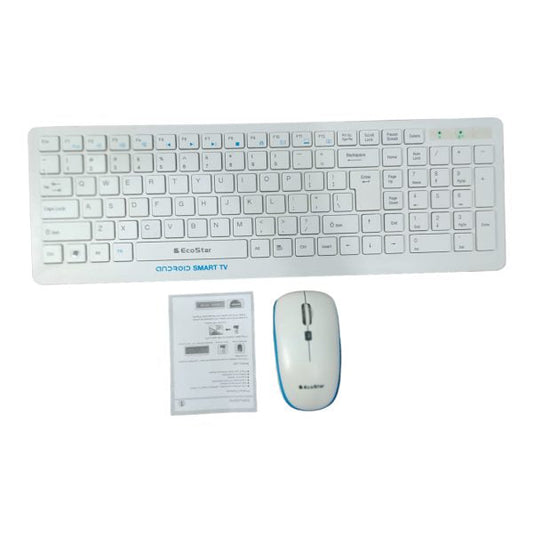 Eco Star  Wireless Keyboard And Mouse (cell Operated)