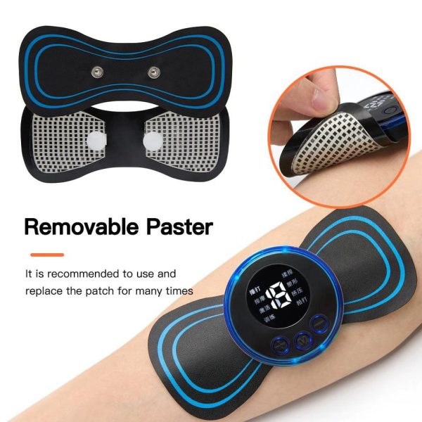 Single Ems Butterfly Portable Mini Body ,neck Massager. Rechargeable