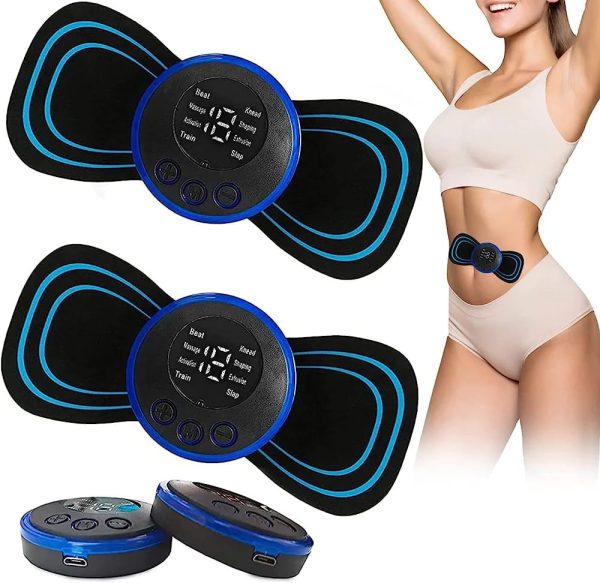 Single Ems Butterfly Portable Mini Body ,neck Massager. Rechargeable