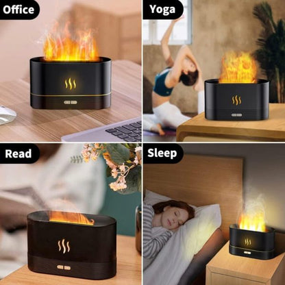 Crystal Aromatheraphy Humidifier Wireless Aroma Essential Oil Diffuser Led Night Light Himalayan Salt Cool Mist Humidifier Creative Kettle Shape Humidifier For Gift Home Office Bedroom (random Color)