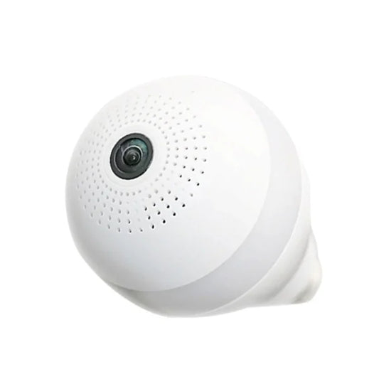 Ip Wireless Panoramic Light Bulb Camera 1080p Hd 2mp With V380 Pro App
