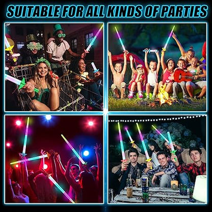 Light Sword Extendable Retractable Light Up Sword Toy For Kids – 24inch (random Color)