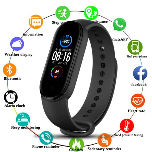 Band Sport Wristband Blood Pressure And Monitor Heart Rate