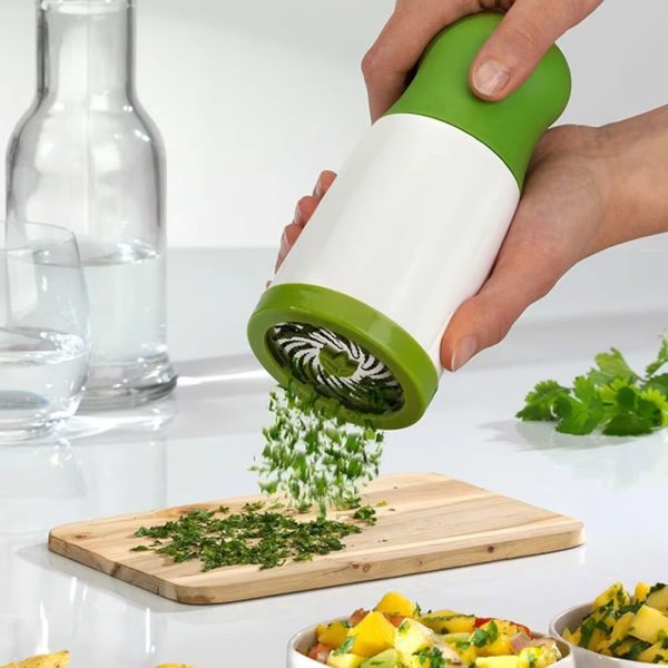 Herb & Herb Mill Chopper Herb Grinder Spice Mill Parsley Shredder Chopper Fruit Vegetable Cutter New Creative Cooking Tools(random Color)