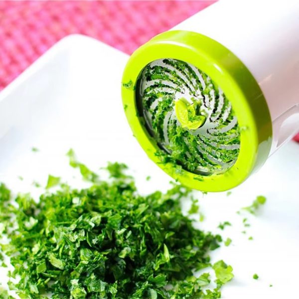 Herb & Herb Mill Chopper Herb Grinder Spice Mill Parsley Shredder Chopper Fruit Vegetable Cutter New Creative Cooking Tools(random Color)