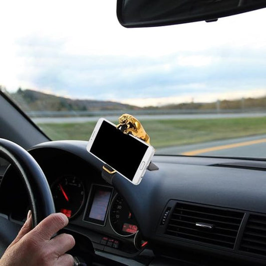 Mobile Leopard Shape Holder | Jaguar Hud Dashboard Holder Car Phone Holder | Phone Mount Stand Bracket For Luxurious Cars (random Color)